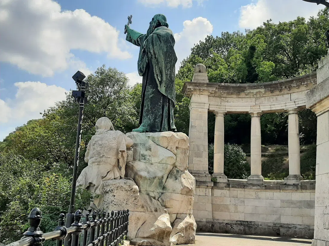 Citadellen och Frihetsstatyn, Gellértberget, Budapest