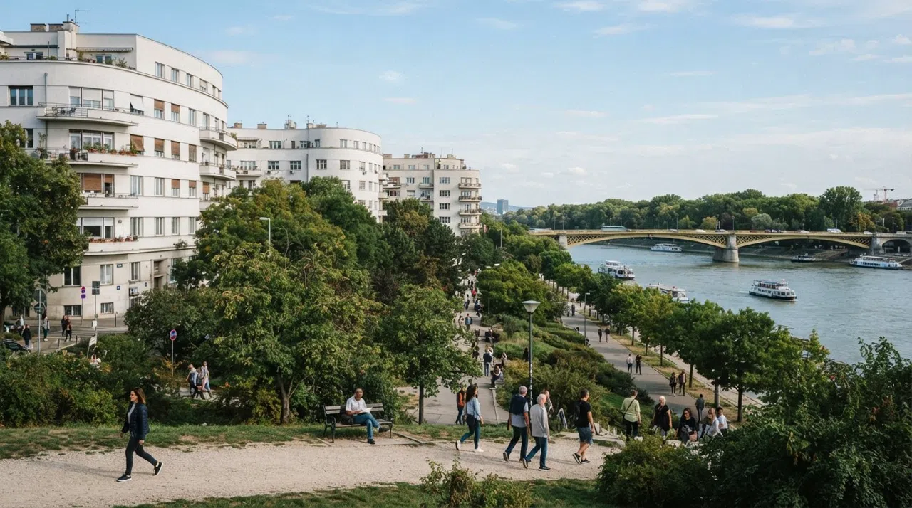 Újlipótváros, Budapest: donde la ciudad por fin baja la voz